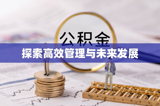 惠济探索高效管理与未来发展
