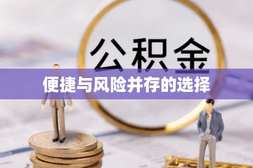 惠济便捷与风险并存的选择